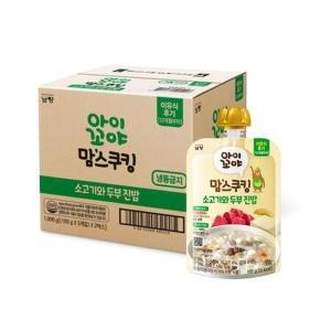 맘스쿠킹 소고기와두부진밥(12개입월부터) 10개입
