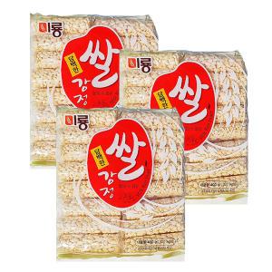 (미룡) 담백한 쌀강정 400g/3개 학교 간식 대용량급식