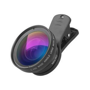 카메라 렌즈 APEXEL APL-0.45WM 전화 렌즈 0.45x 슈퍼 광각 & 12.5X 매크로 HD 카메라 클립 아이폰 호환 삼