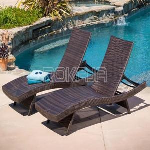 해변 더블 안락 의자 소파, 데이베드 파티오 등나무 비치 독특한 디자인 야외 가구 도매