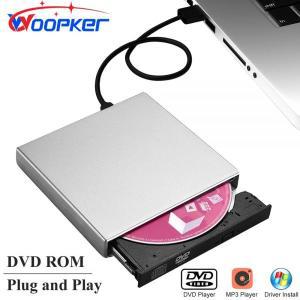 디비디플레이어 동영상 영상 재생기 Woopker외장 DVD 플레이어 VCD CD Mp3 리더 USB 20 휴대용 초박형 드라