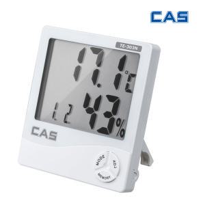 CAS 카스 TE-303N 디지털 온습도계 시계 알람기능 온도계 / T014R 냉장고 온도계
