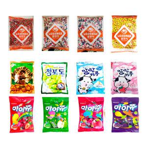 대용량캔디/카라멜/종합/박하/누룽지/과일맛/땅콩/호박/유가/마이쮸/말랑카우
