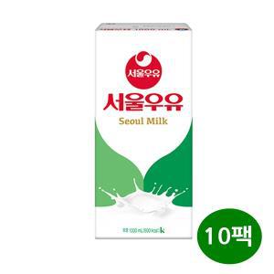 서울우유 1000ml x 10팩/멸균우유