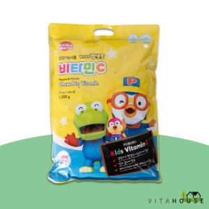 뽀롱뽀롱 뽀로로 비타민C 1.2g x 1000정 복숭아맛 유아 간식 캔디 사탕 대용량 V