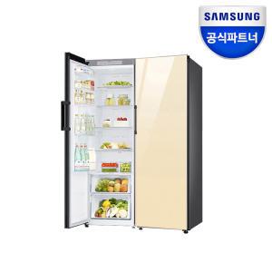 삼성전자 비스포크 2도어 냉장고 세트 RR39A7605AP+RZ32A7605AP 698L 키친핏 인증점