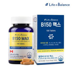 B-150/비타민B-150 Max/고함량 복합비타민B/비오틴,엽산 100정 (1박스)