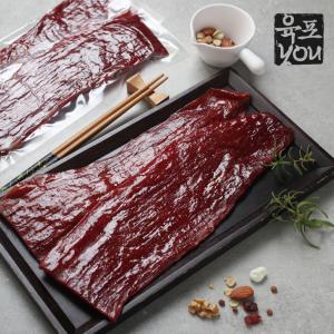 육포유 쇠고기 대용량 수제 술안주 간식 육포 100gX6봉 개별포장