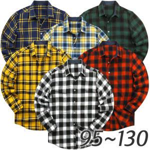 남자 기모 셔츠 체크남방 겨울 가을 체크 셔츠 구김없는 긴팔 남방 남성 와이셔츠 빅사이즈 95~130