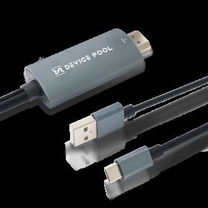 넷플릭스 TV연결 핸드폰 스마트폰 미러링 케이블 USB C to HDMI 4k 충전 2m 3m