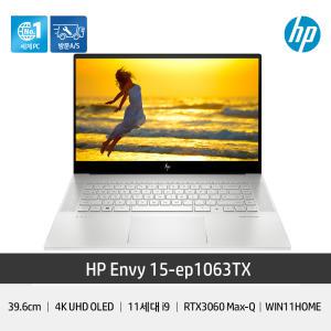 [공식총판] ENVY 15-EP1063TX HP노트북 UHD 4K터치 RTX3060 크리에이터 AMOLED 윈도우11 전문가