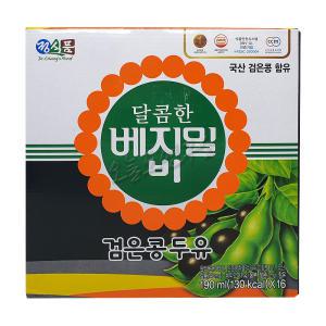 정식품 달콤한 베지밀 비 검은콩두유 190ml X 16팩