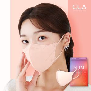 [CLA] 클라 슬림핏 라이트 KF94 새부리형 컬러 마스크 100매 대형 중형 소형 성인 키즈