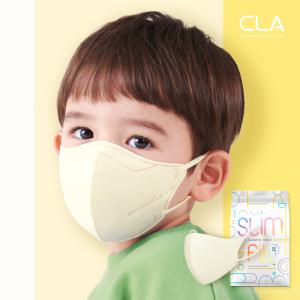 [CLA] 클라 슬림핏 라이트 키즈 아동 유아용 컬러 MB필터 새부리형 마스크 100매 초소형 초초소형
