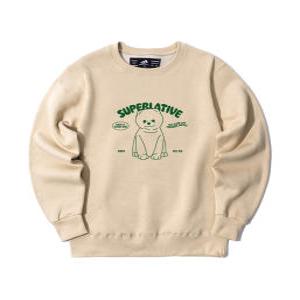 슈퍼레이티브 - THE SLOW LIFE 맨투맨 (SBMSP-001) 라인드로잉 티셔츠