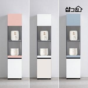 [1300k][샵그집] 비오 빌드인 주방 수납장 냉장고 틈새장 멀티 2단 밥솥 선반장