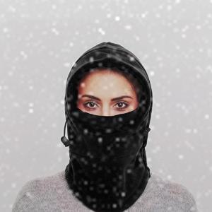 [셀러허브 패션][OF4L9241]겨울 기모 방한 마스크 후드 모자 넥 워머