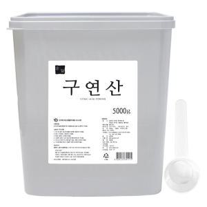순담 구연산 5kg 섬유유연제 세정제 세제