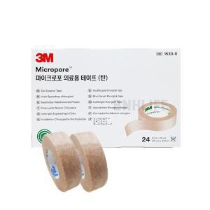 3M 쓰리엠 의료용 테이프 마이크로포 1533-0 1팩 24롤