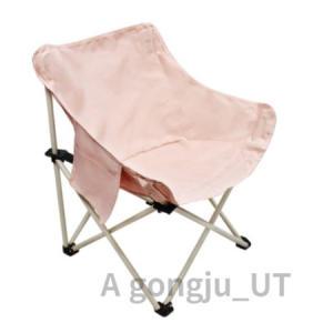 캠프빌리지 접이식 캠핑 경량 원터치 의자 핑크 1개_MC