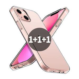1+1+1 투명케이스 아이폰13 프로 맥스 아이폰13미니 핸드폰 젤리 케이스