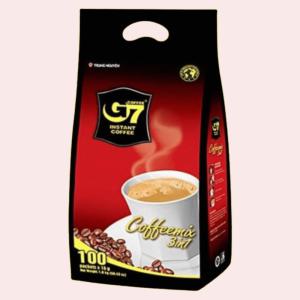 G7 커피믹스 3 in1 스틱 16g 100개입 1개 베트남 인스턴트 믹스커피 회의실 탕비