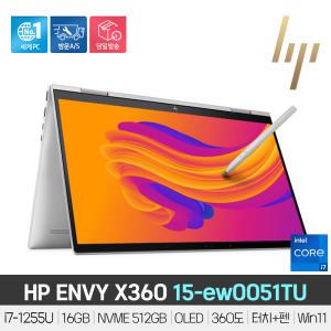 HP ENVY x360 15-ew0051TU i7-1255U/16GB/NVMe 512GB/Win11/OLED/400nit/360도/터치+펜