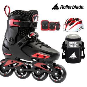 [롤러블레이드]아동 인라인 스케이트 롤러블레이드 에이팩스 레드+가방+보호대+헬멧 신발항균건조기 휠커버