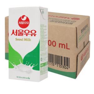 서울우유 멸균우유 1L 1000ml 10팩 10개 최신생산제품