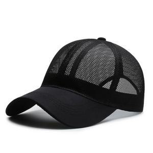 메쉬 야구 모자 시원한 여름 스포츠 모자 일반 캡 통기성