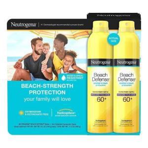 Neutrogena Beach-Defense Water/Sun Protection Sunscreen Spray Lotion 60