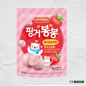 아이배냇 핑거봉봉 딸기요거트 아기간식 3개