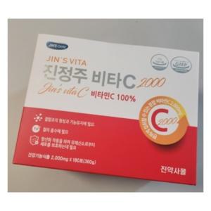 진정주 비타민C 2000 비타C 6개월분 1박스
