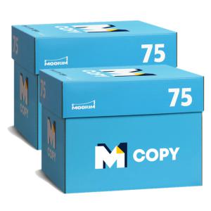 Mcopy 75g A4 2500매 2박스 (5000매) 복사용지 A4용지 무림 엠카피