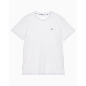 [캘빈클라인진] 남성 레귤러핏 CK 뱃지 로고 반팔 티셔츠 (J320988-YAF)