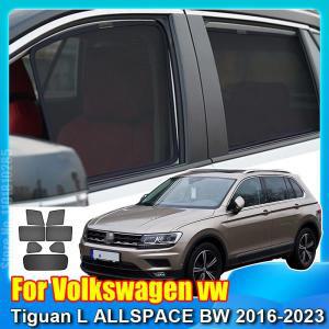 폭스바겐 VW 티구안 올스페이스 BW 7 좌석 2016 2023, 자동차 창문 차양, UV 차단, 커튼 바이저 그물 메쉬