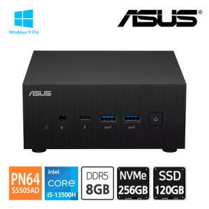 에이수스 ASUS 미니PC PN64-S5505AD Win11 Pro 13세대 i5-13500H [ RAM 8GB / NVMe 256GB / SSD 120GB ]_MC