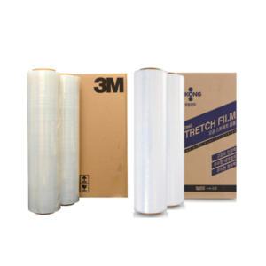 3M 오공 스트레치 필름 청색 보호 테이프 공업용 포장 비닐 랩 랩핑 파레트 파렛트