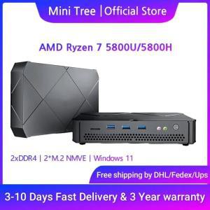 (미니PC 전문업체) AMD 미니 PC 게이머 냉각 팬, Ryzen9 5900HX R7 5800H 5625U 데스크탑 컴퓨터 DDR4 3200