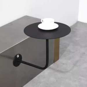 카페 벽고정 커피테이블 티테이블 작은 사이드 원형 라운드