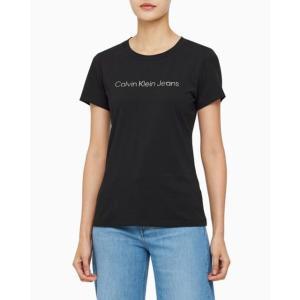 [갤러리아] [캘빈클라인 진]여성 인스티튜셔널 슬림핏 반팔 티셔츠(J223860BEH)