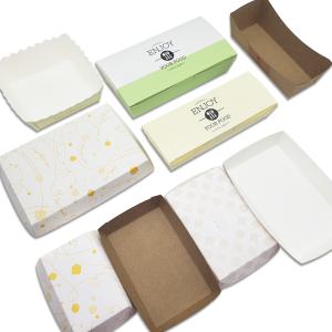 [소량단위] 꼬치 핫도그 김밥 분식 포장용 종이접시 종이도시락 모음전