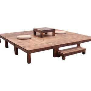 평상마루 원목 옥상 접이식 조립식 평상 테이블 마루