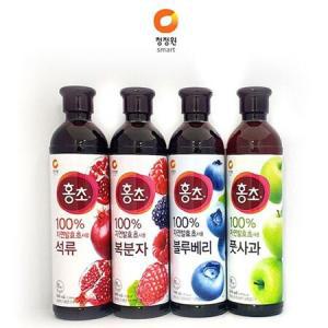 청정원 자연발효 홍초900ml 석류 블루베리 식초음료_MC