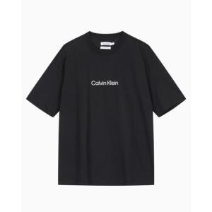 [갤러리아] [캘빈클라인 진]남성 릴렉스핏 스탠다드 로고 크루넥 반팔 티셔츠(40HM228BAE)