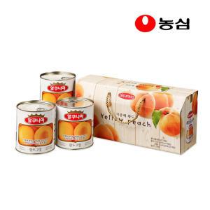 농심 알쿠니아황도 850gx3개/과일캔/복숭아