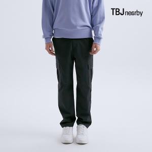 [TBJ]남성 코튼트윌 테이퍼드핏 카고 오비밴딩 팬츠 (T211PT420P)