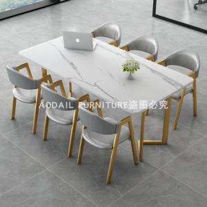회의 상담 테이블 6인 의자 세트 사각 대형 긴 탁자