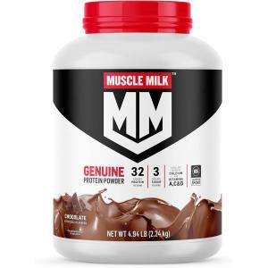 Muscle Milk 단백질 분말 파우더 초콜릿 4.94파운드 32회분 비타민 A C D