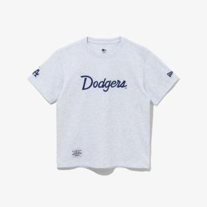 [갤러리아] 뉴에라키즈 MLB LA 다저스 올드 스크립트 티셔츠 헤더 그레이(14310268)